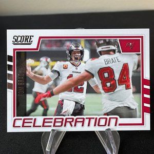 2022 Tom Brady Panini Score Celebration Card #C-TB